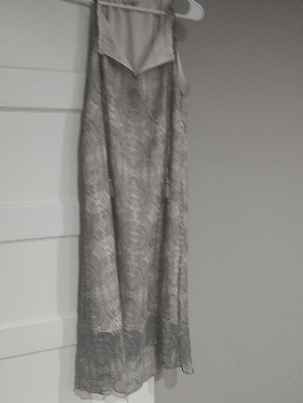 Lucky Brand Gray Dress Adjustable Cinch Neck